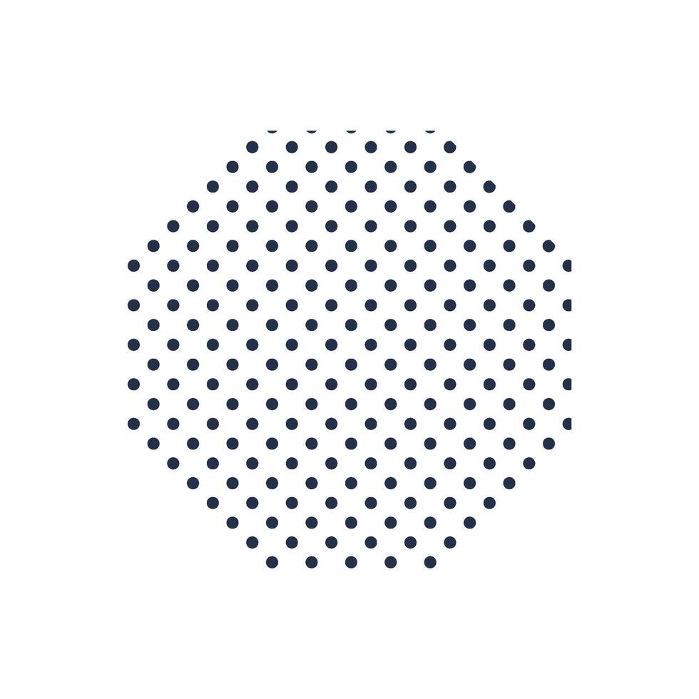 Small Round Dot Background Black Doted Pattern vector