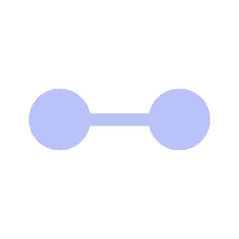 Blue Round Elements Connected Each Other vector