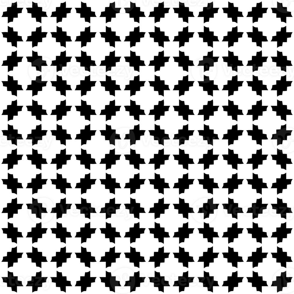 Black seamless abstract pattern. Overlay for background and backdrop. Ornamental design. PNG graphic illustration with transparent background.
