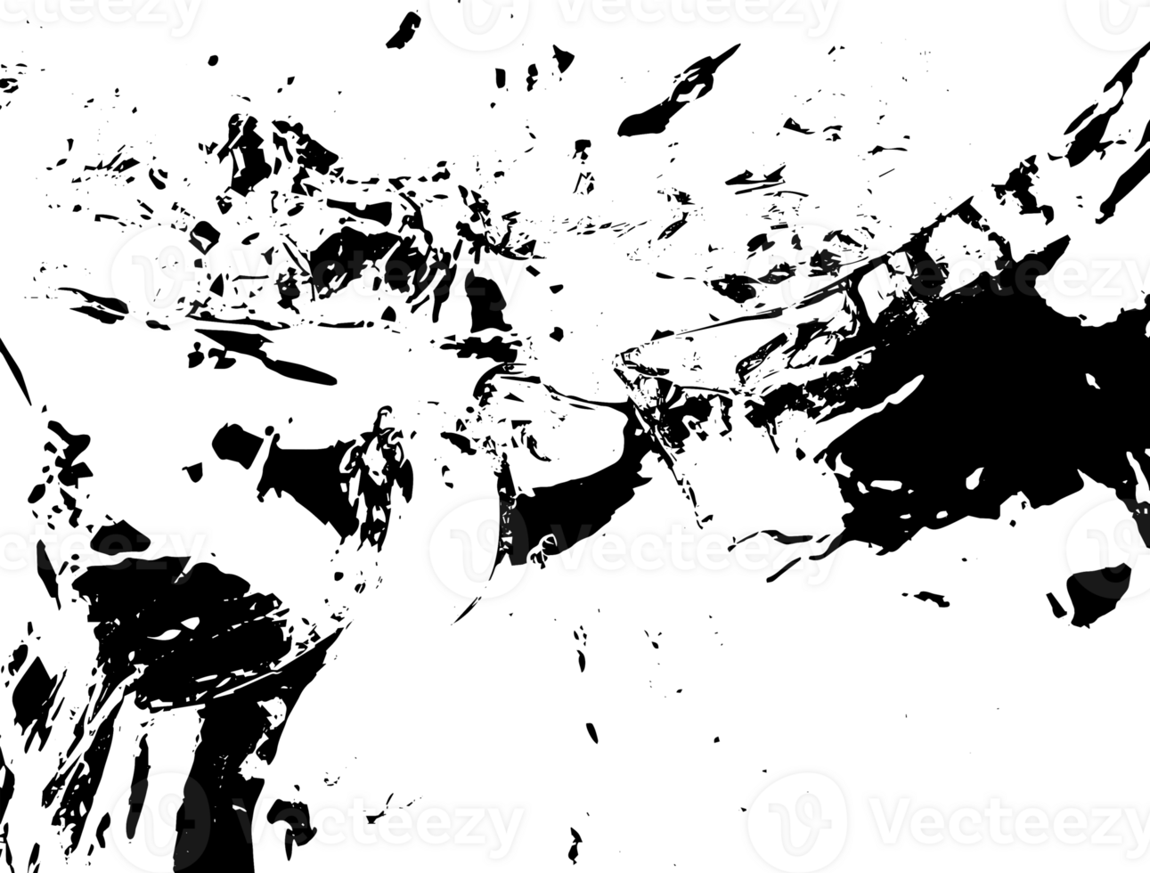 Rustic grunge texture with grain and stains. Abstract noise background. PNG graphic illustration with transparent background.