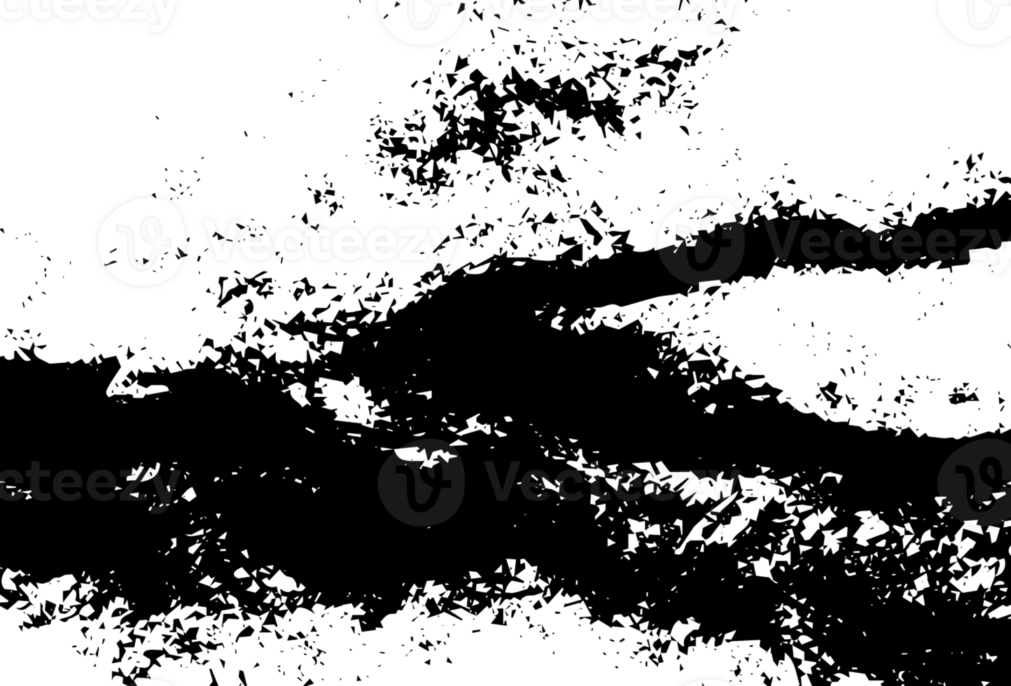Rustic grunge texture with grain and stains. Abstract noise background. PNG graphic illustration with transparent background.