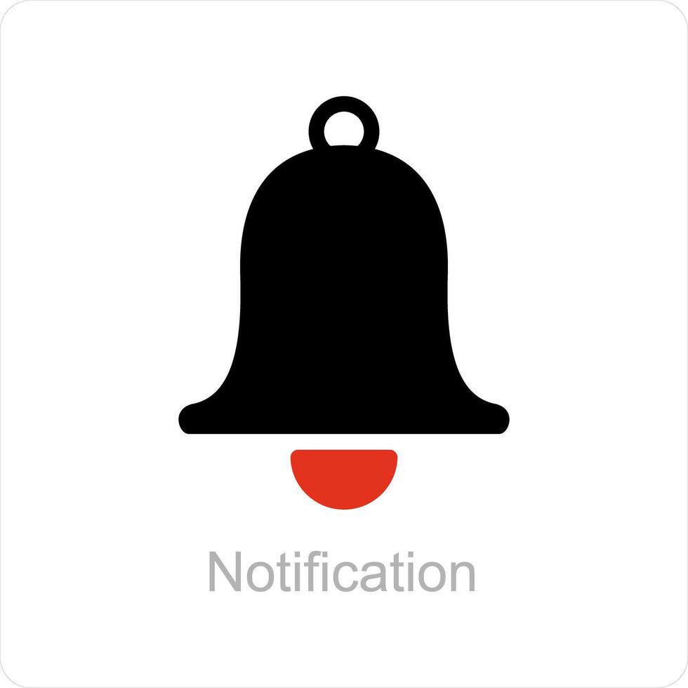 notificación y alerta icono concepto vector