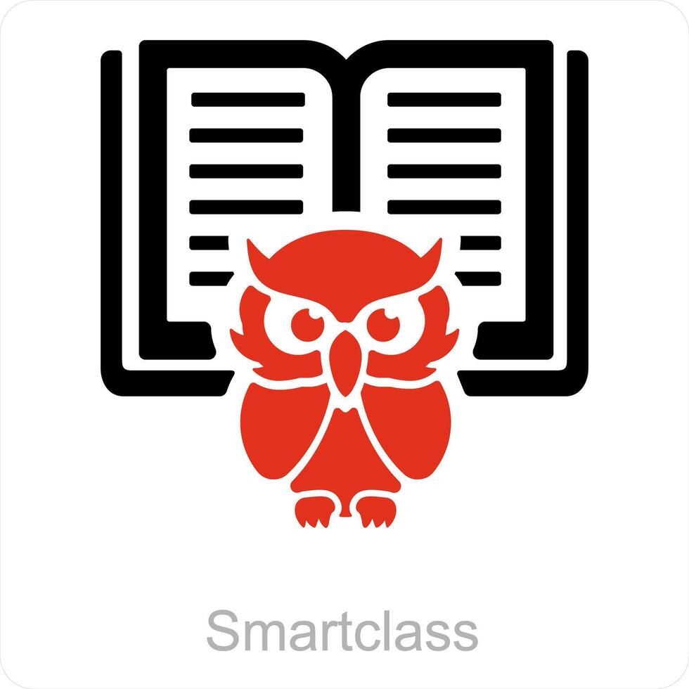 Smart Class and smart icon concept vector