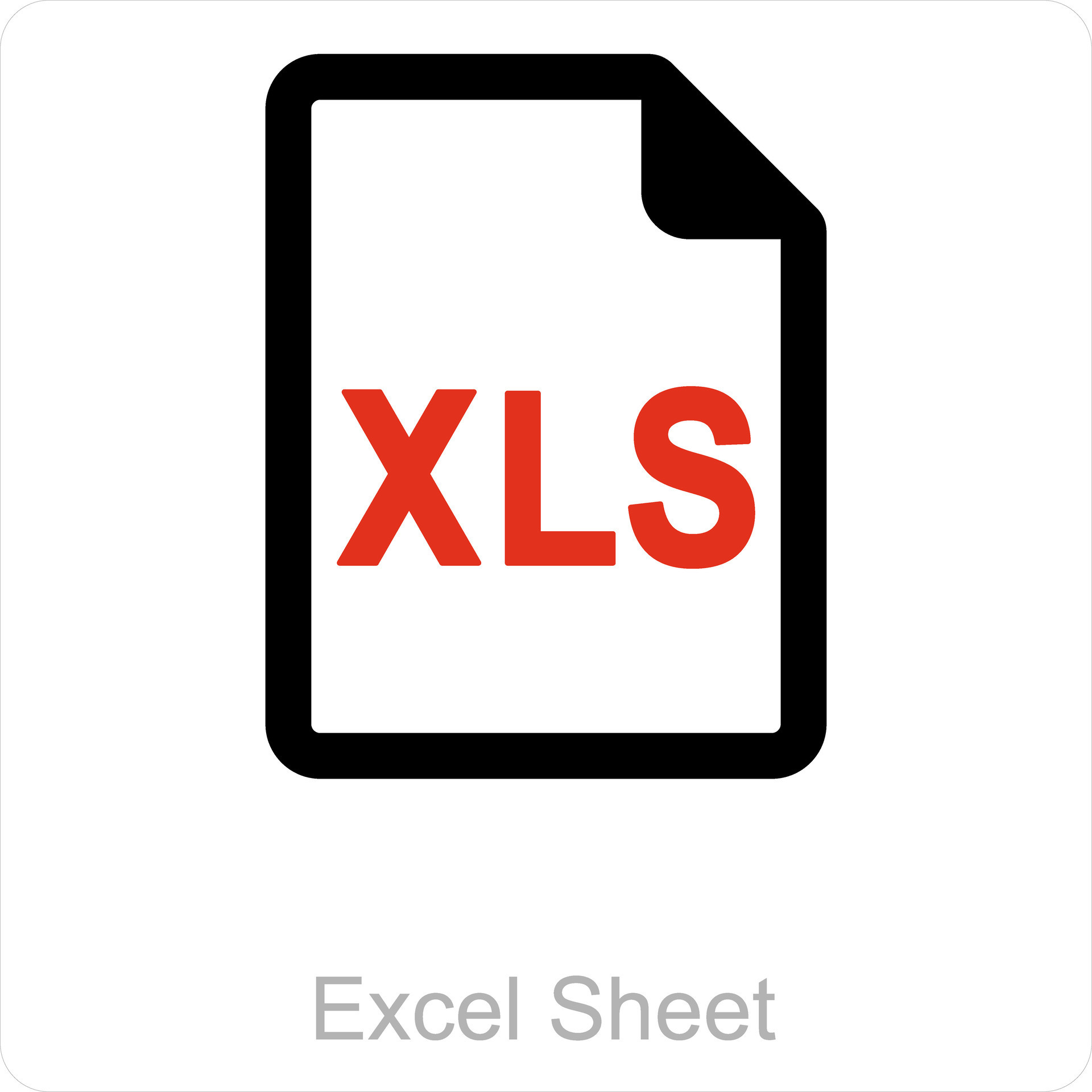 Excel Sheet and file icon concept 40184076 Vector Art at Vecteezy