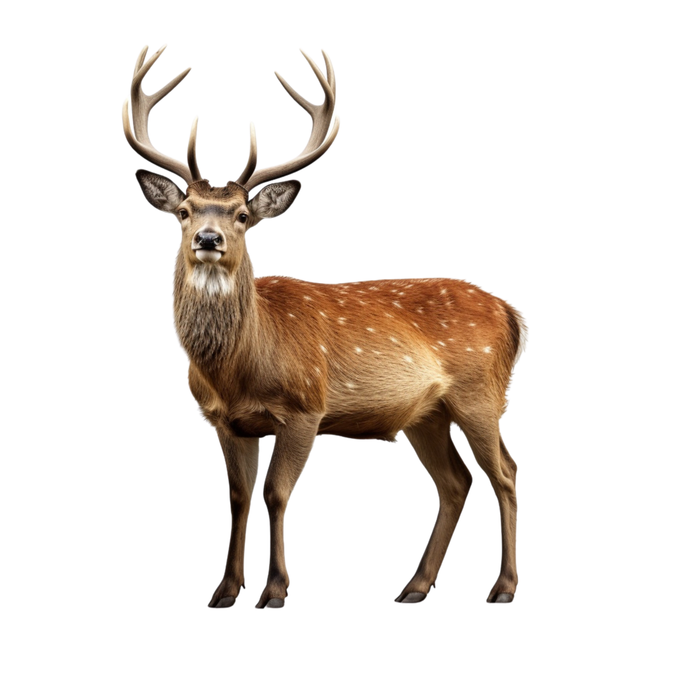 AI generated Deer clip art png