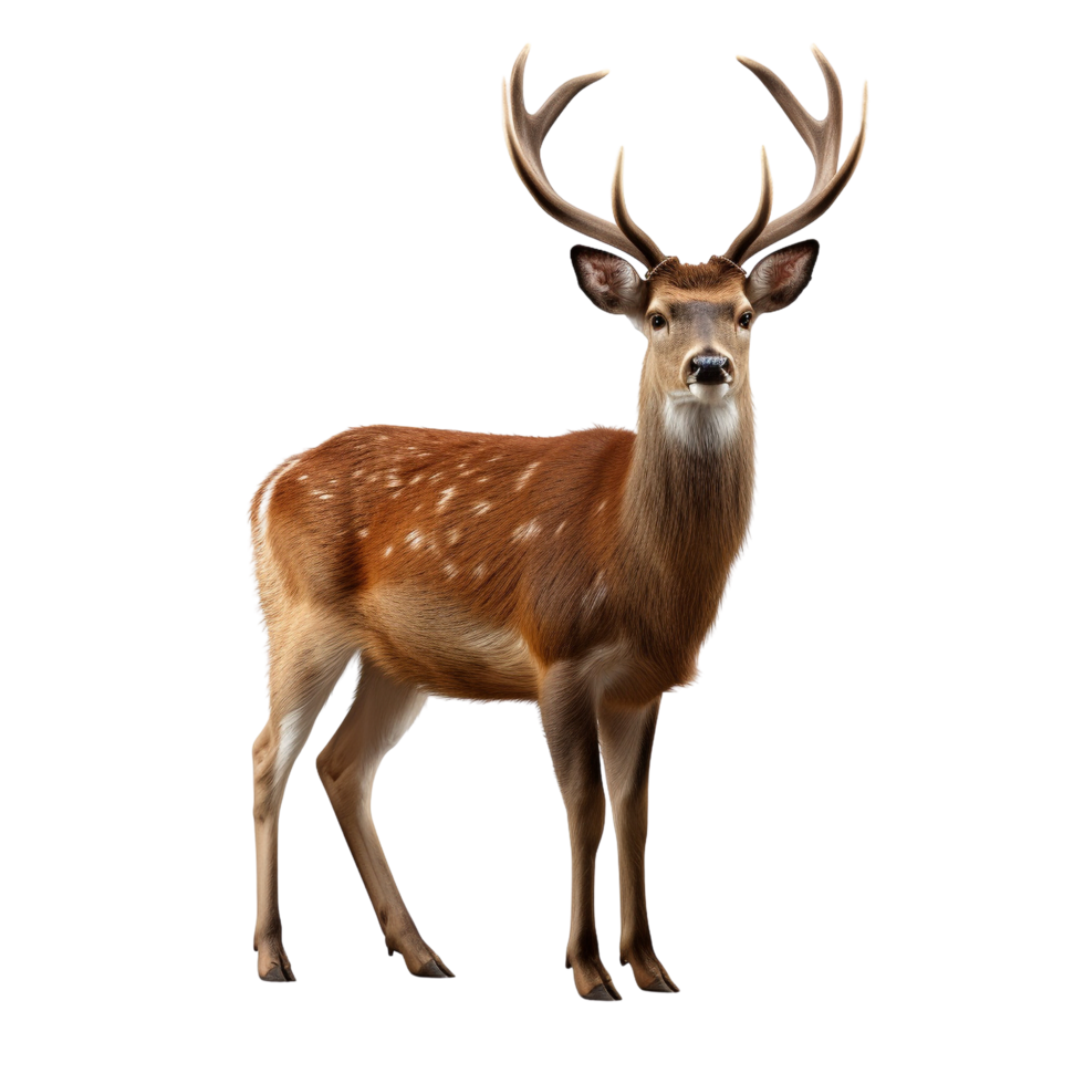AI generated Deer clip art png