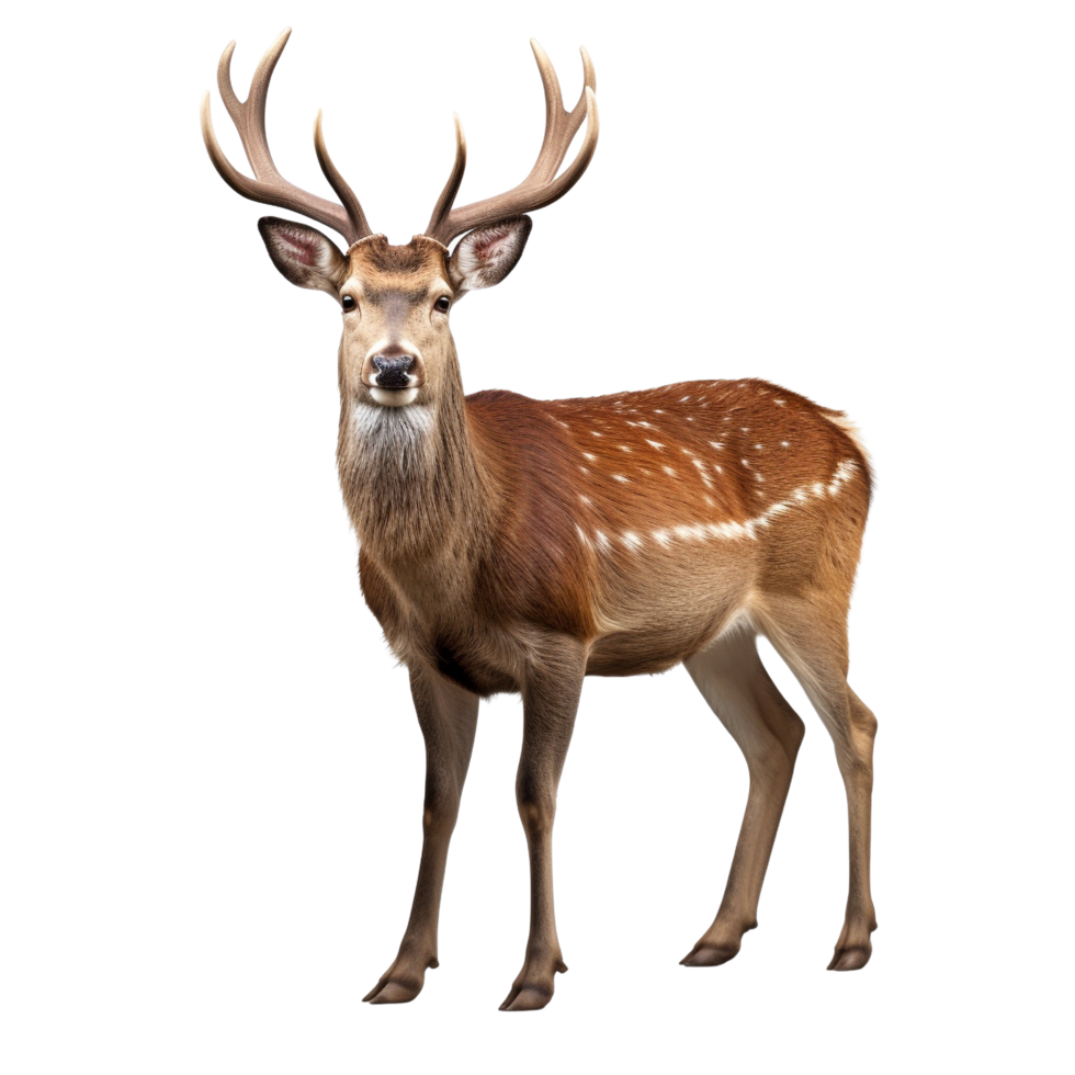 AI generated Deer clip art png