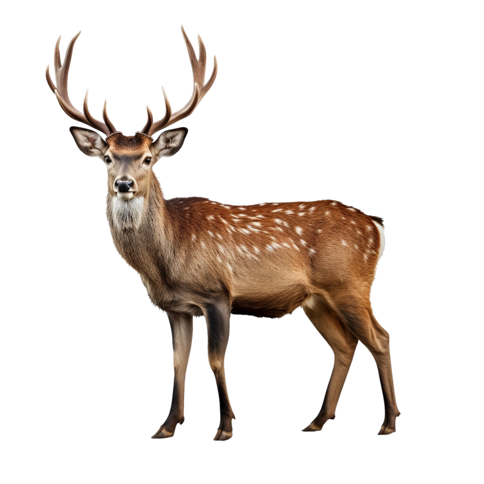 AI generated Deer clip art png