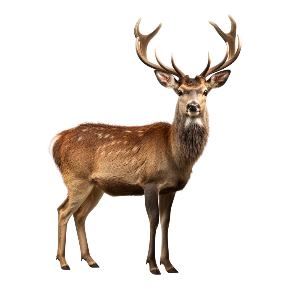 AI generated Deer clip art png
