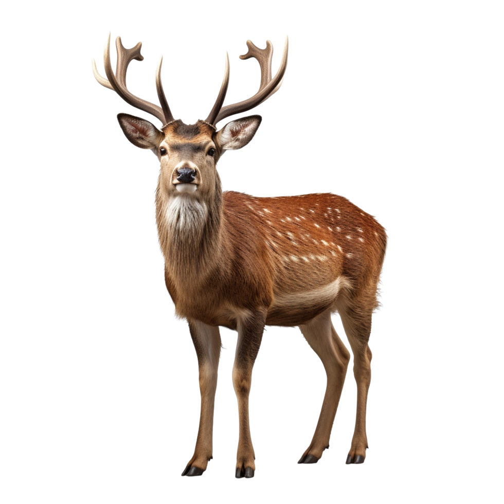 AI generated Deer clip art png