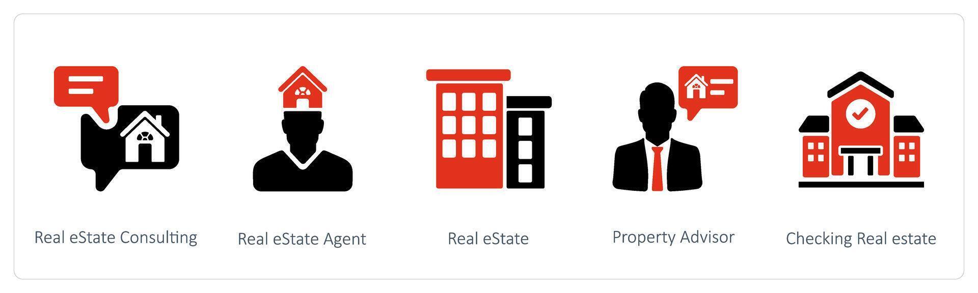 Real eState Consulting and Real eState Agent vector