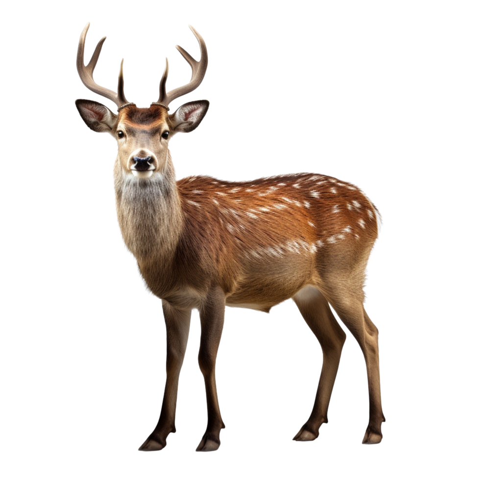 AI generated Deer clip art png