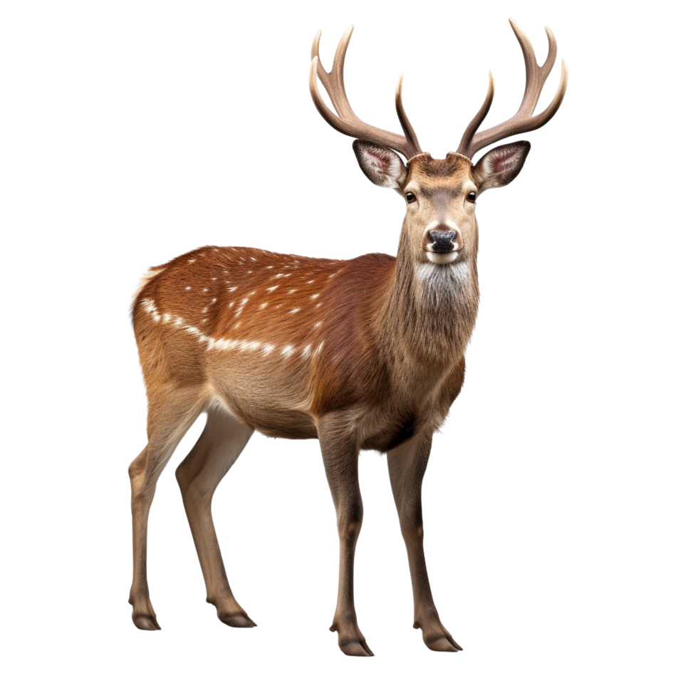 AI generated Deer clip art png