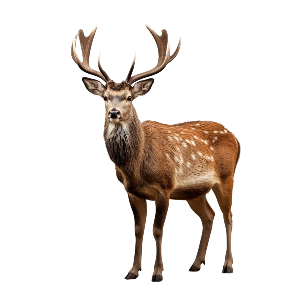 AI generated Deer clip art png
