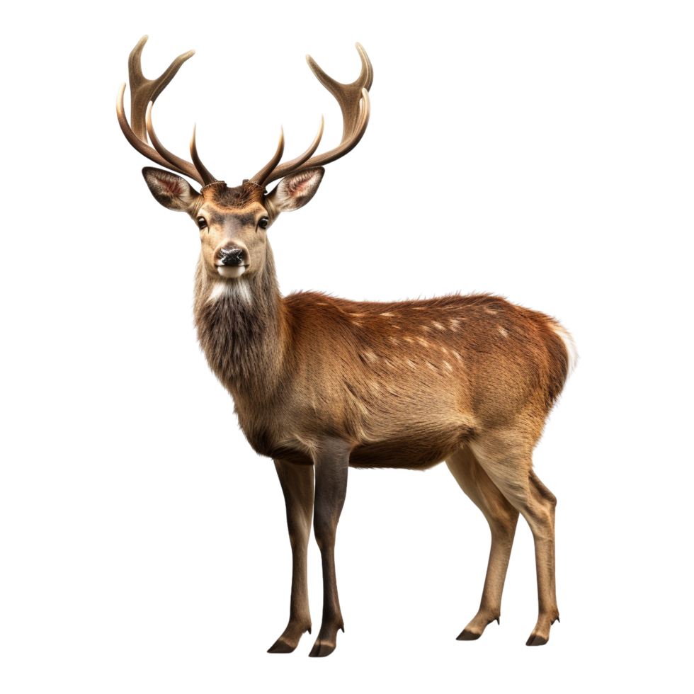 AI generated Deer clip art png