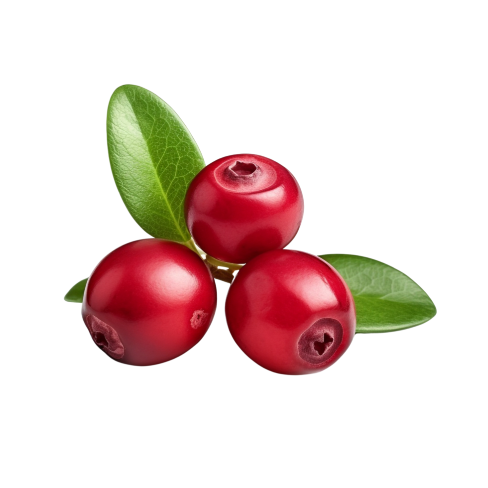 AI generated Cranberry clip art png
