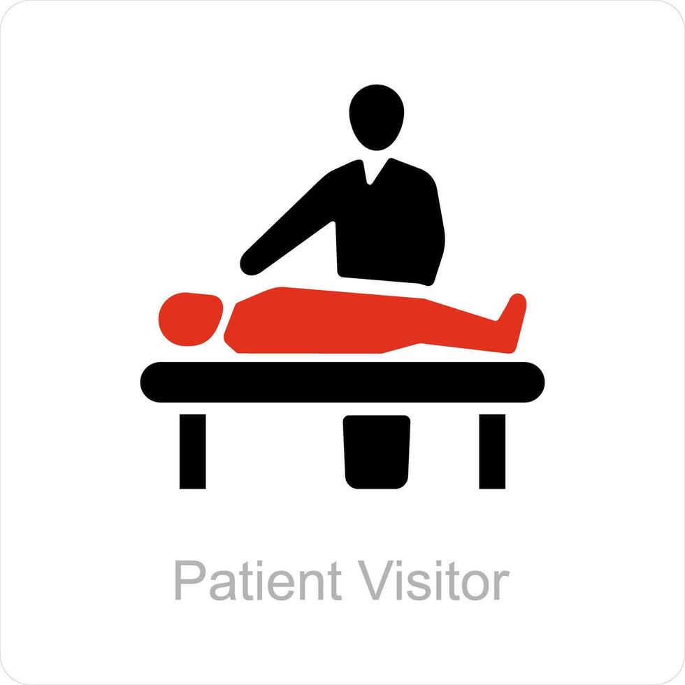 Physical Medicine and massage icon concept vector