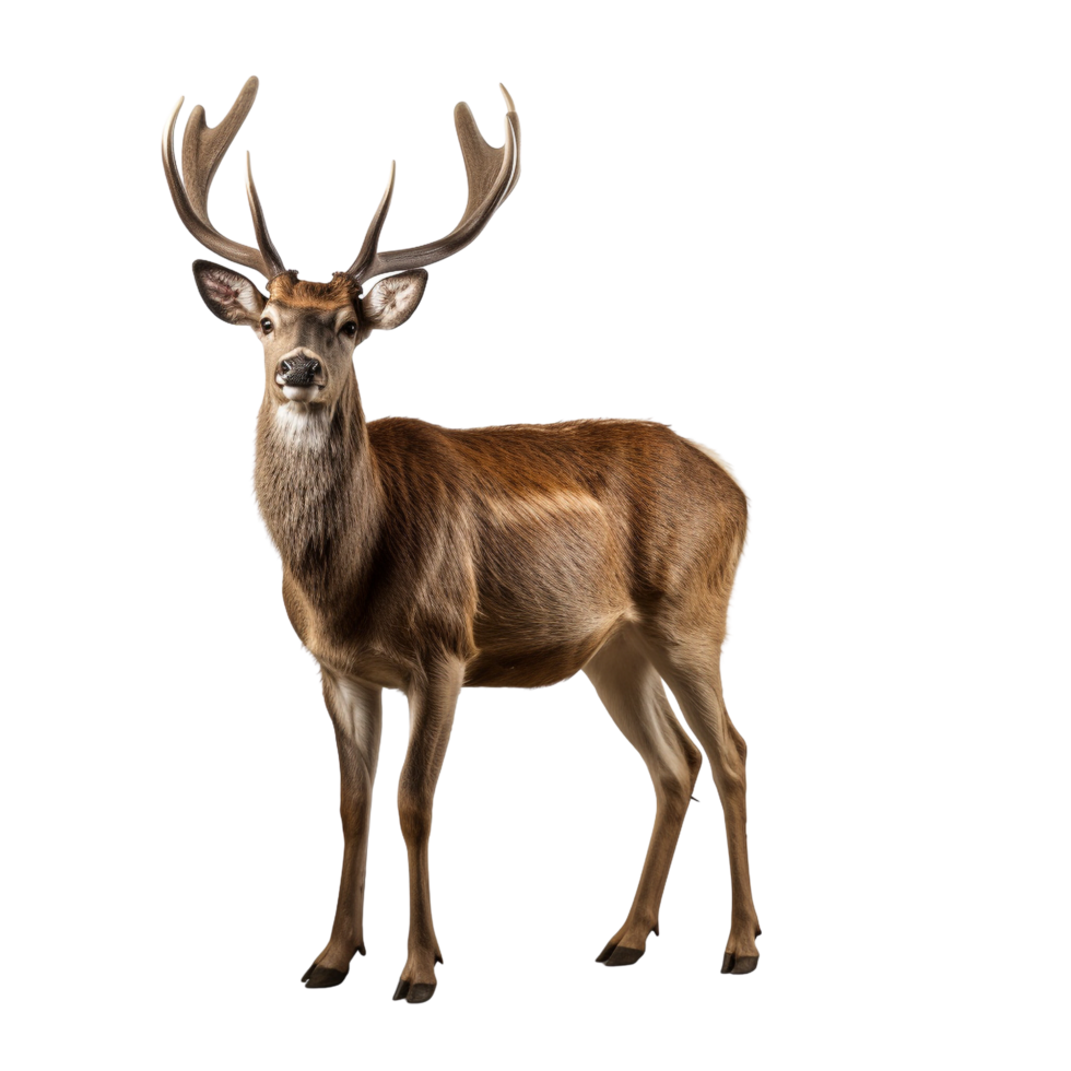 AI generated Deer clip art png