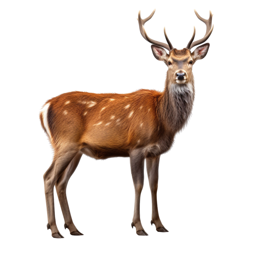 AI generated Deer clip art png