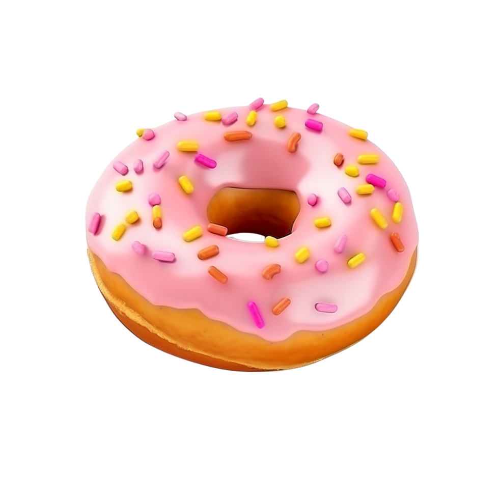 AI generated Donut clip art png
