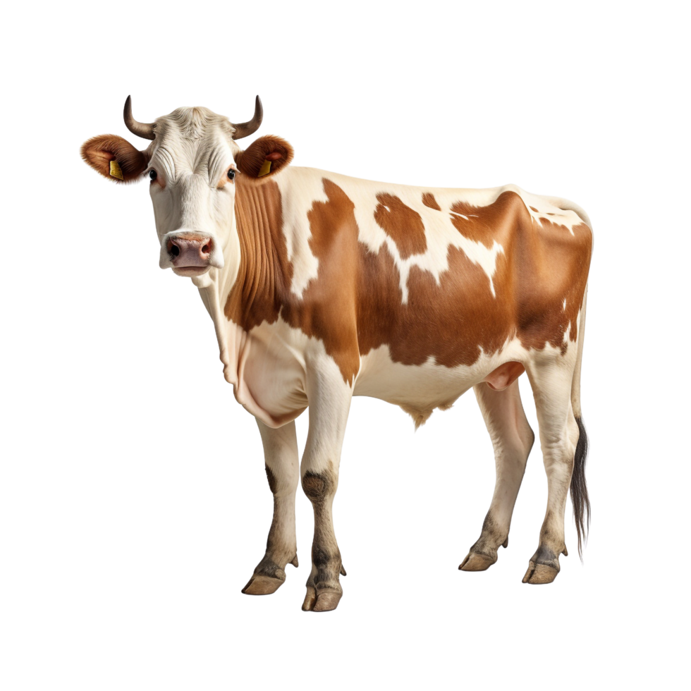 AI generated Cow clip art png