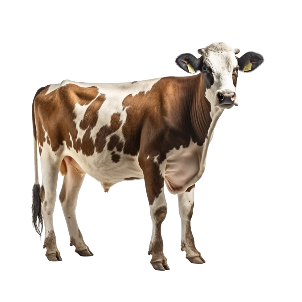 AI generated Cow clip art png
