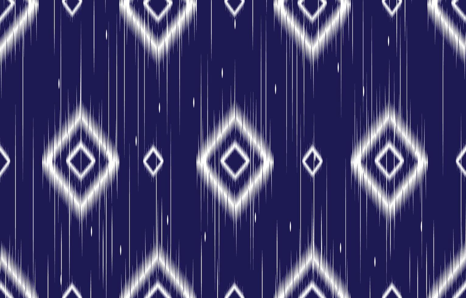 Fabric pattern. Ethnic geometric seamless pattern. Motif boho retro textile ikat vector graphic design