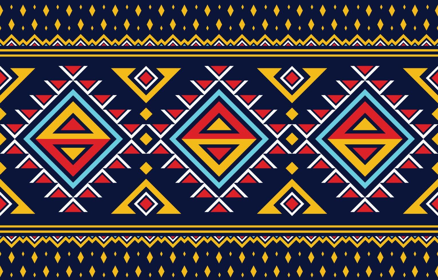 ethnic geometirc abstract pattern art vector design