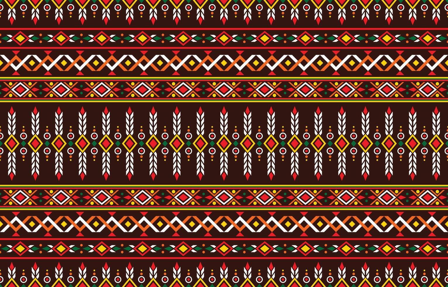 Embroidery American native seamless pattern. Ethnic geometric indian texture design vector