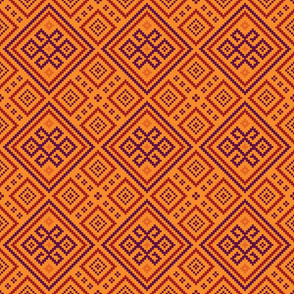 Ethnic geometry pattern motif boho retro ikat vector pattern background design by cross,carpet,geometry,cloth,batik, handmade,culture,decorative,stitch,knitting,needle,square,traditional,folk.