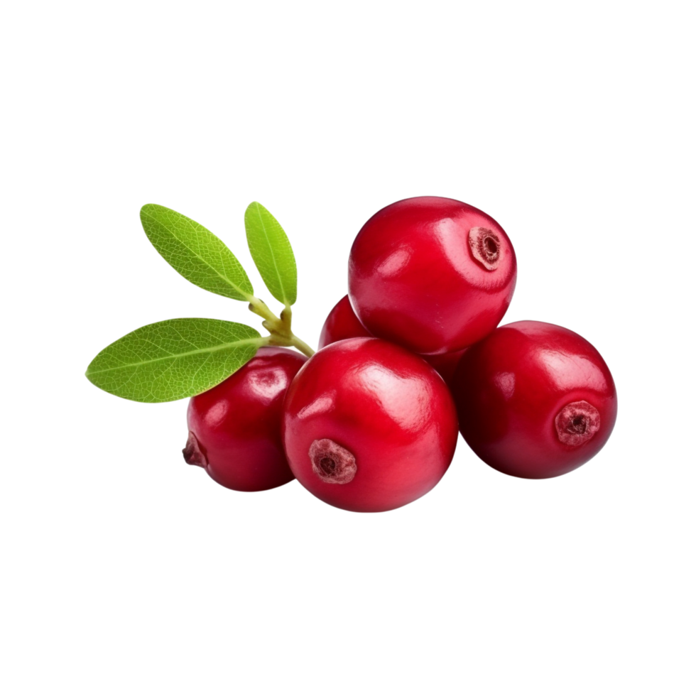 AI generated Cranberry clip art png