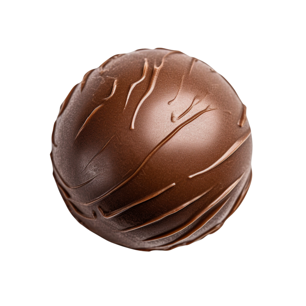 AI generated Chocolate candy top view clip art png