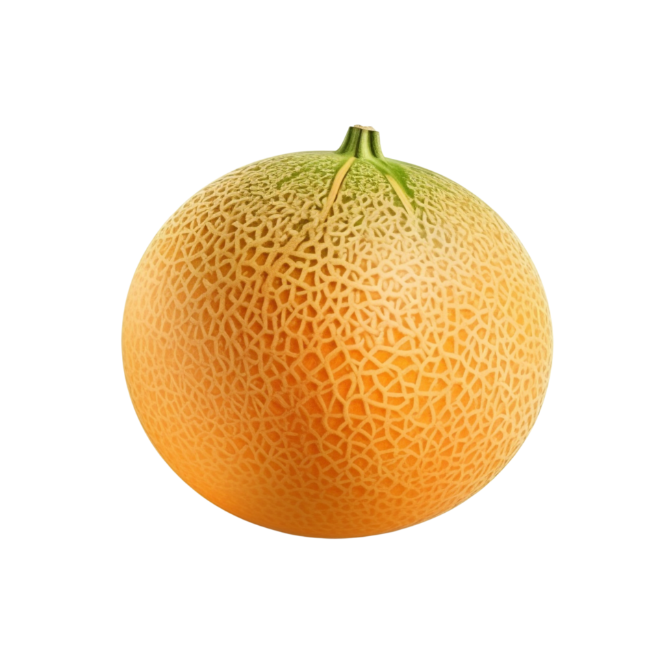 AI generated Cantaloupe melon clip art png