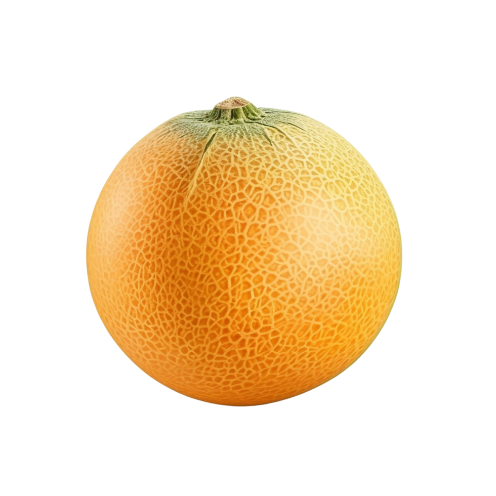 AI generated Cantaloupe melon clip art png