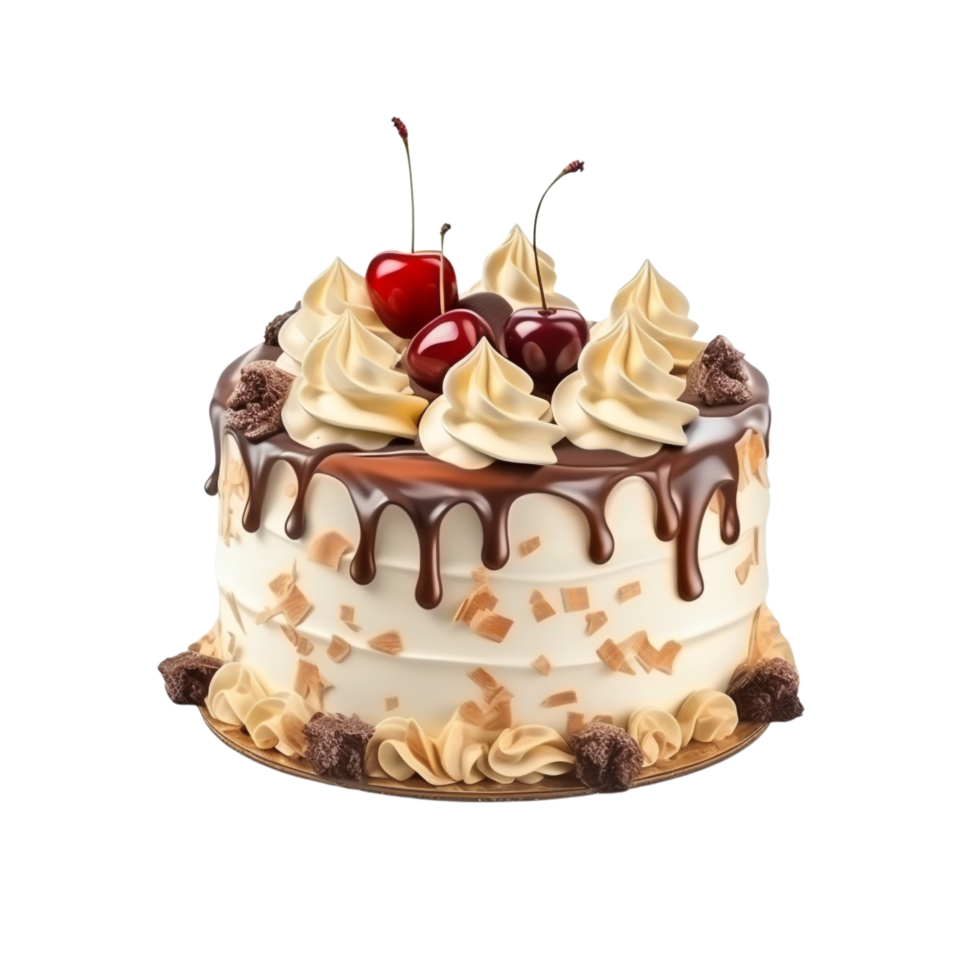 AI generated Cake clip art png