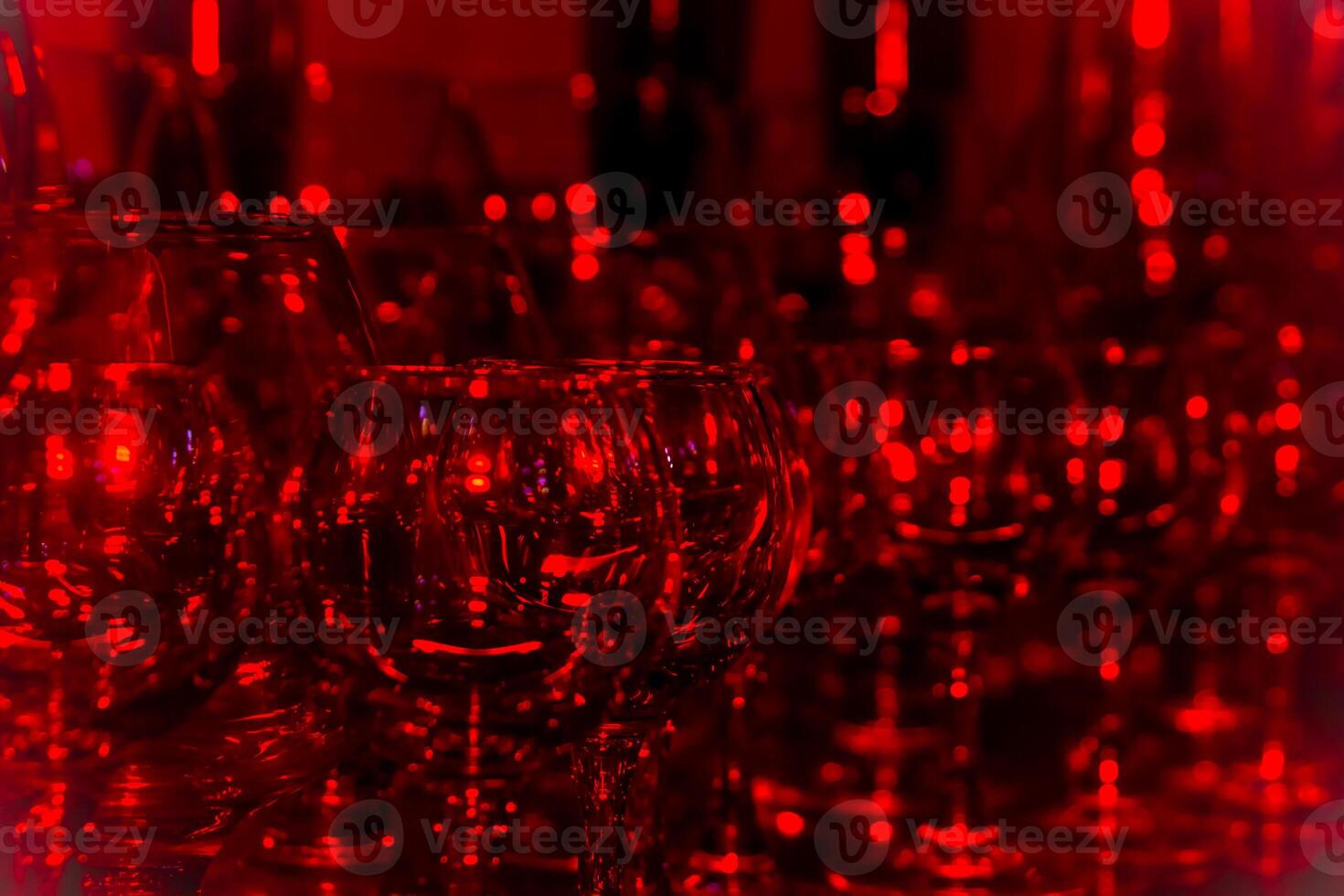 red wine glass with bubbles, abstract red wine glass photo