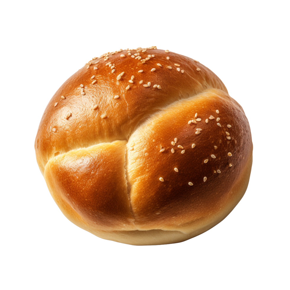 AI generated Bread bun clip art png