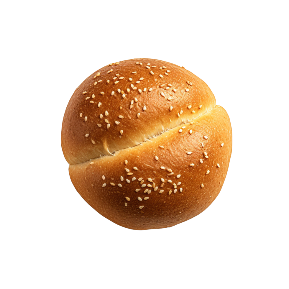 AI generated Bread bun clip art png
