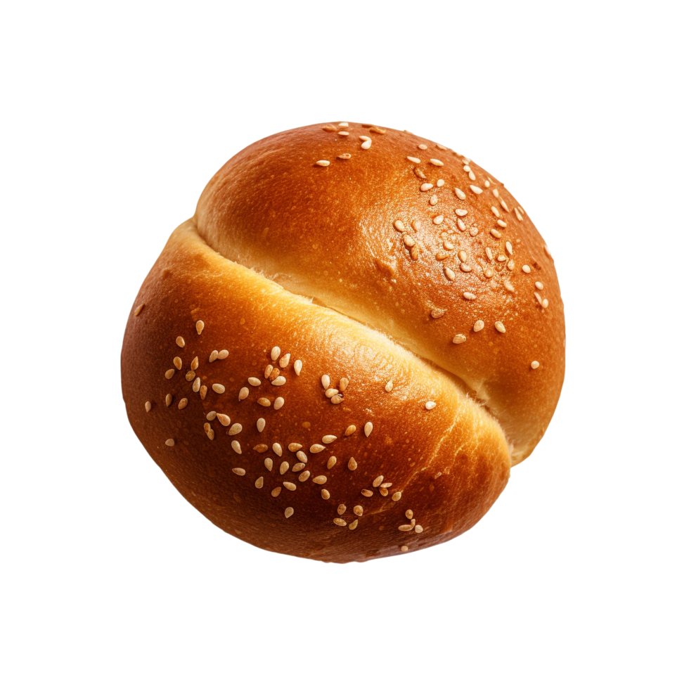 AI generated Bread bun clip art png