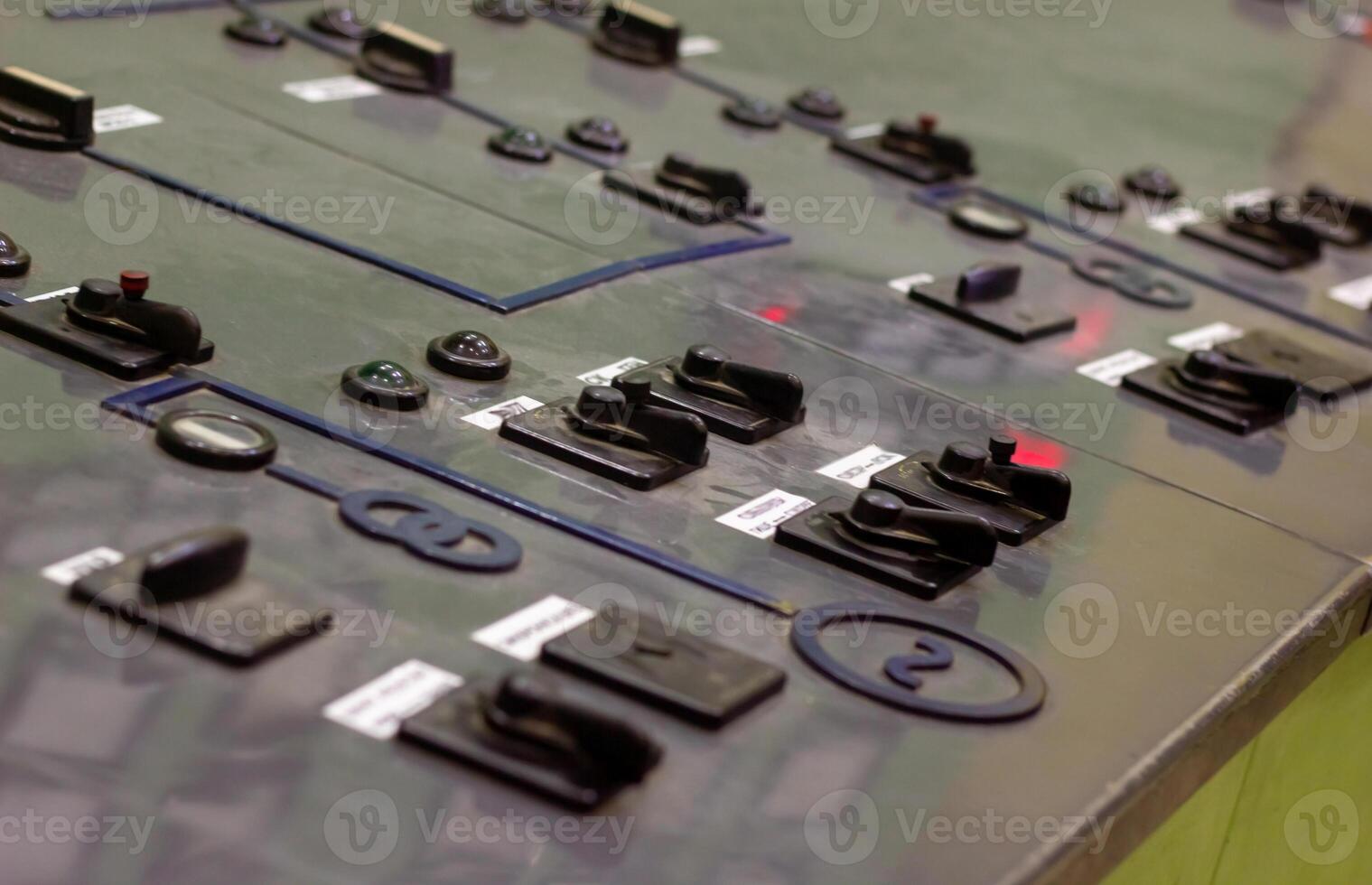 keyboard set in old chemical factory photo