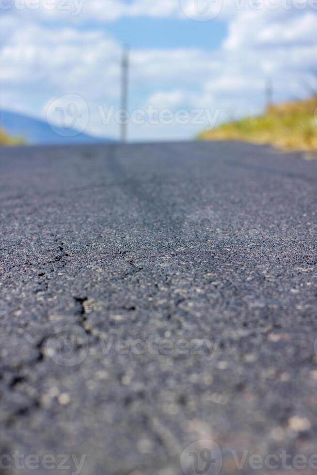 texture of the ground, cracked asphalt texture, cracked ground with cracks photo