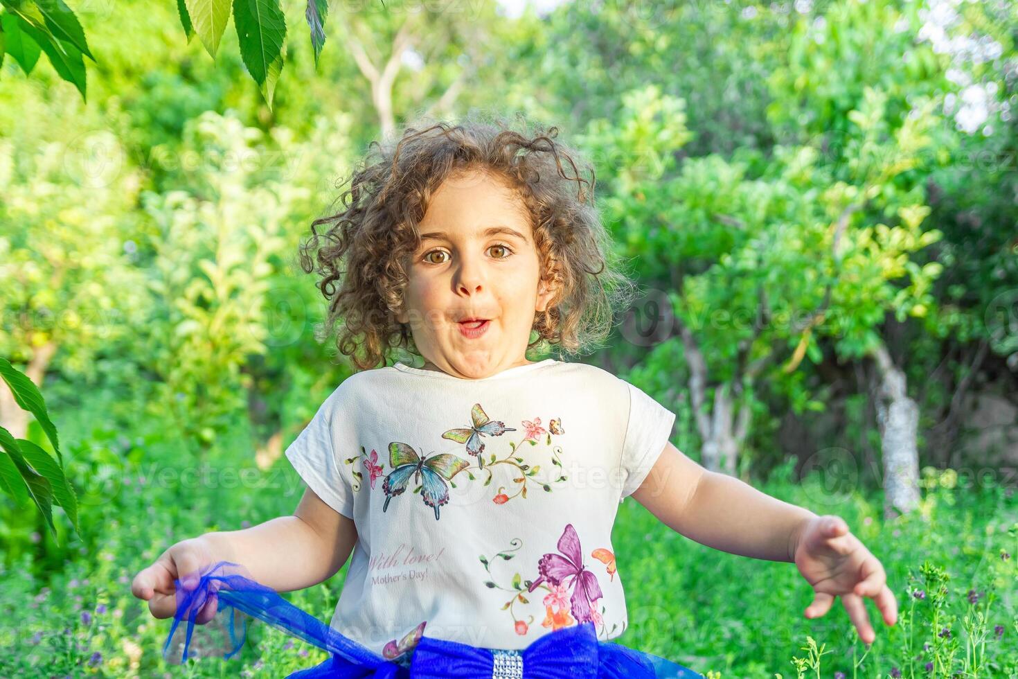 portrait of a little child, portrait of a little girl, portrait of a child photo