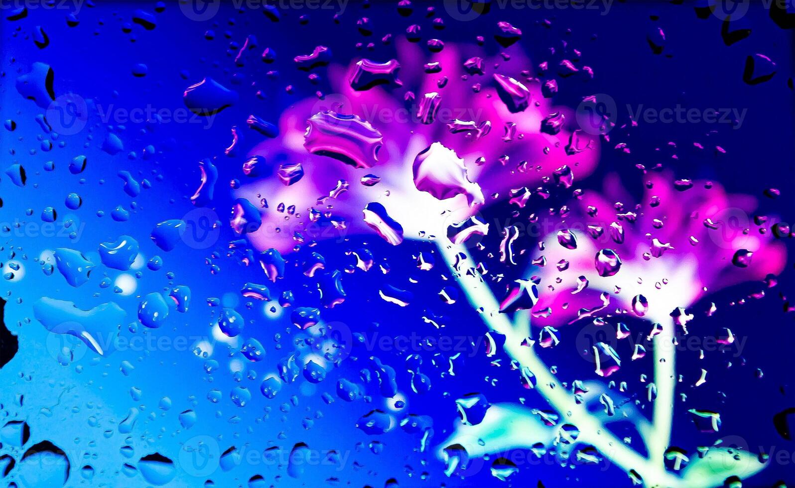 full hd abstract colorful background, abstract wallpaper with water drops, 4k colorful background, drops of water photo