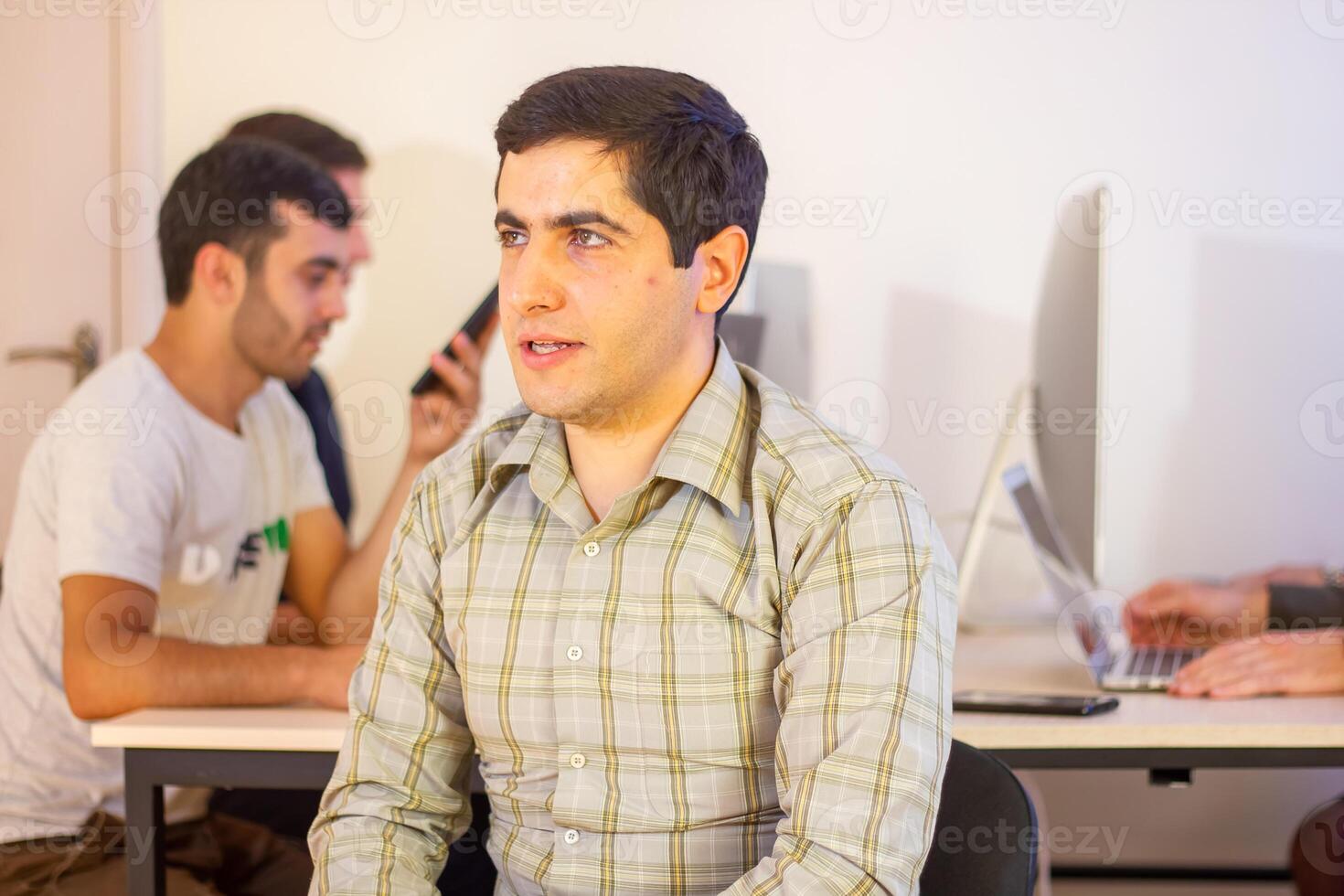 person working in office, person at the work photo