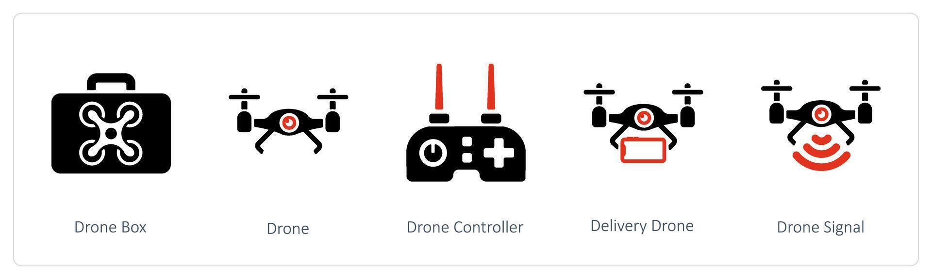 zumbido caja, zumbido y zumbido controlador vector