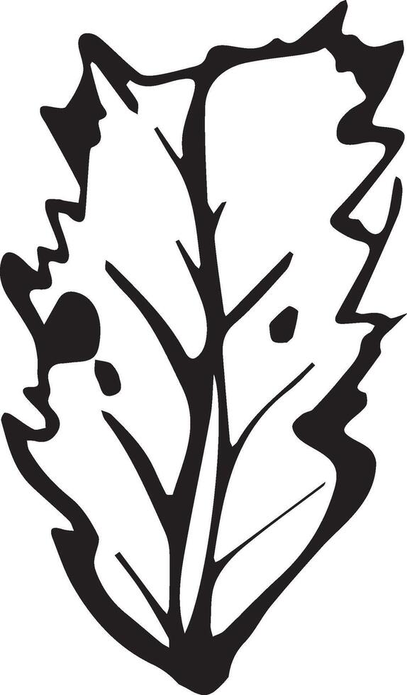 Rowan in hand drawn style on black background. Vintage line art closeup. vector