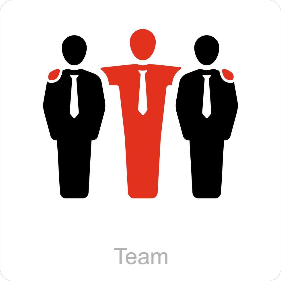 Team and users icon concept vector