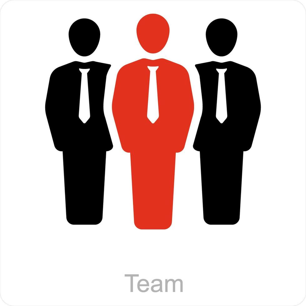 team and group icon concept vector