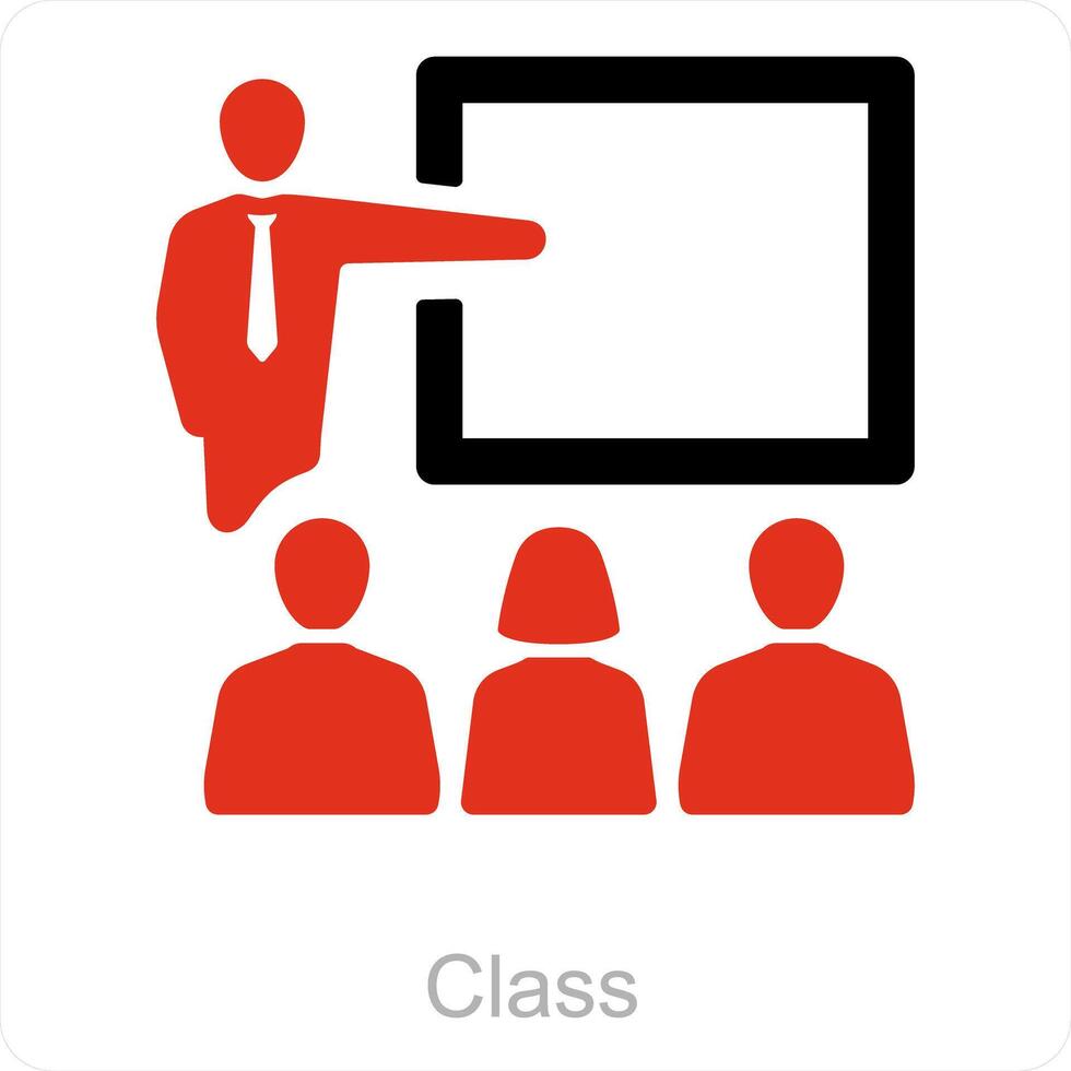 Lecture and learn icon concept vector