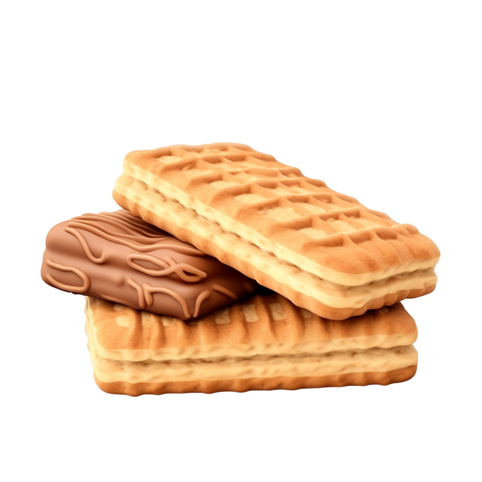 AI generated Biscuit bar clip art png